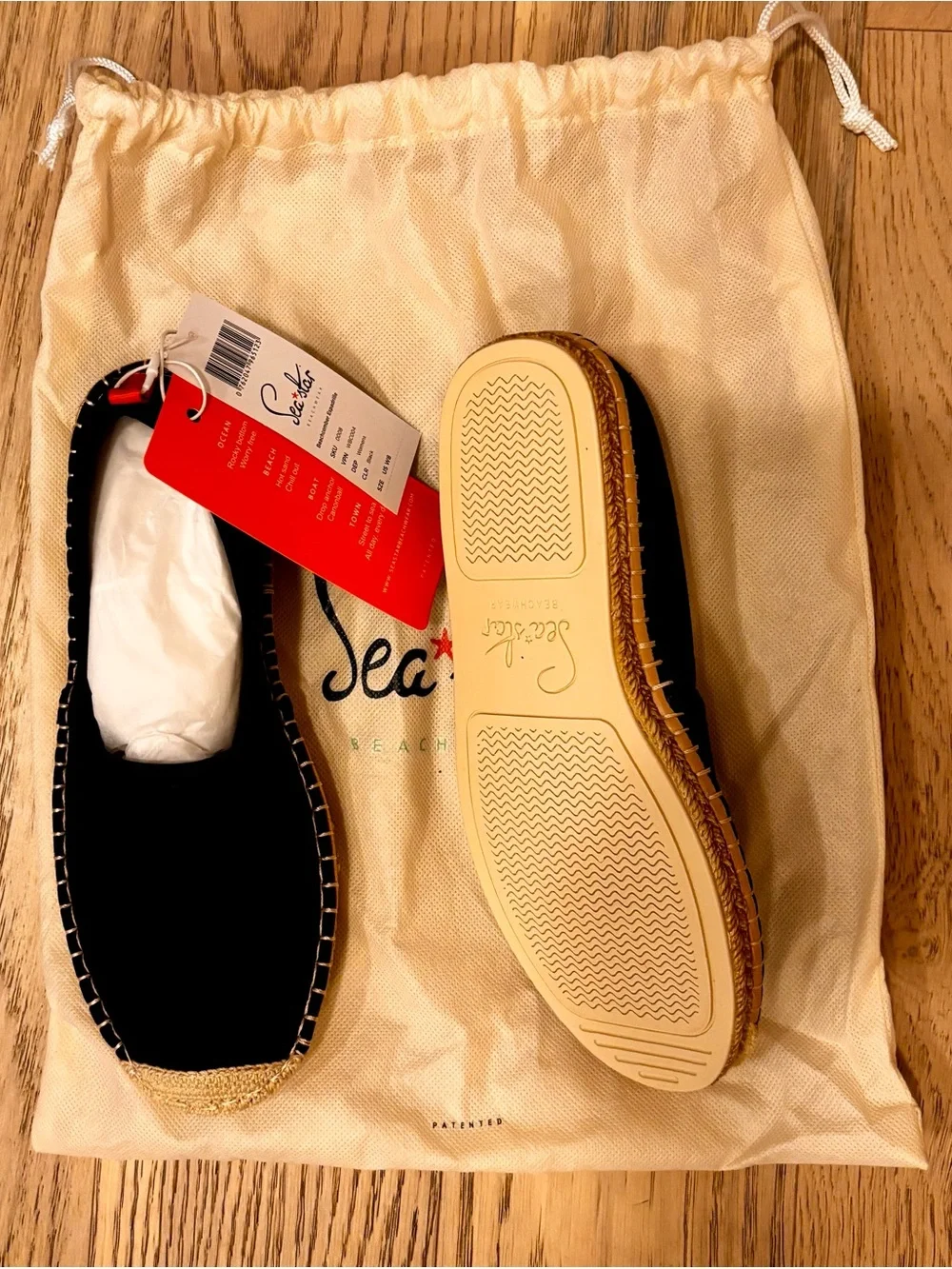 Sea Star Beachcomber Black Espadrille